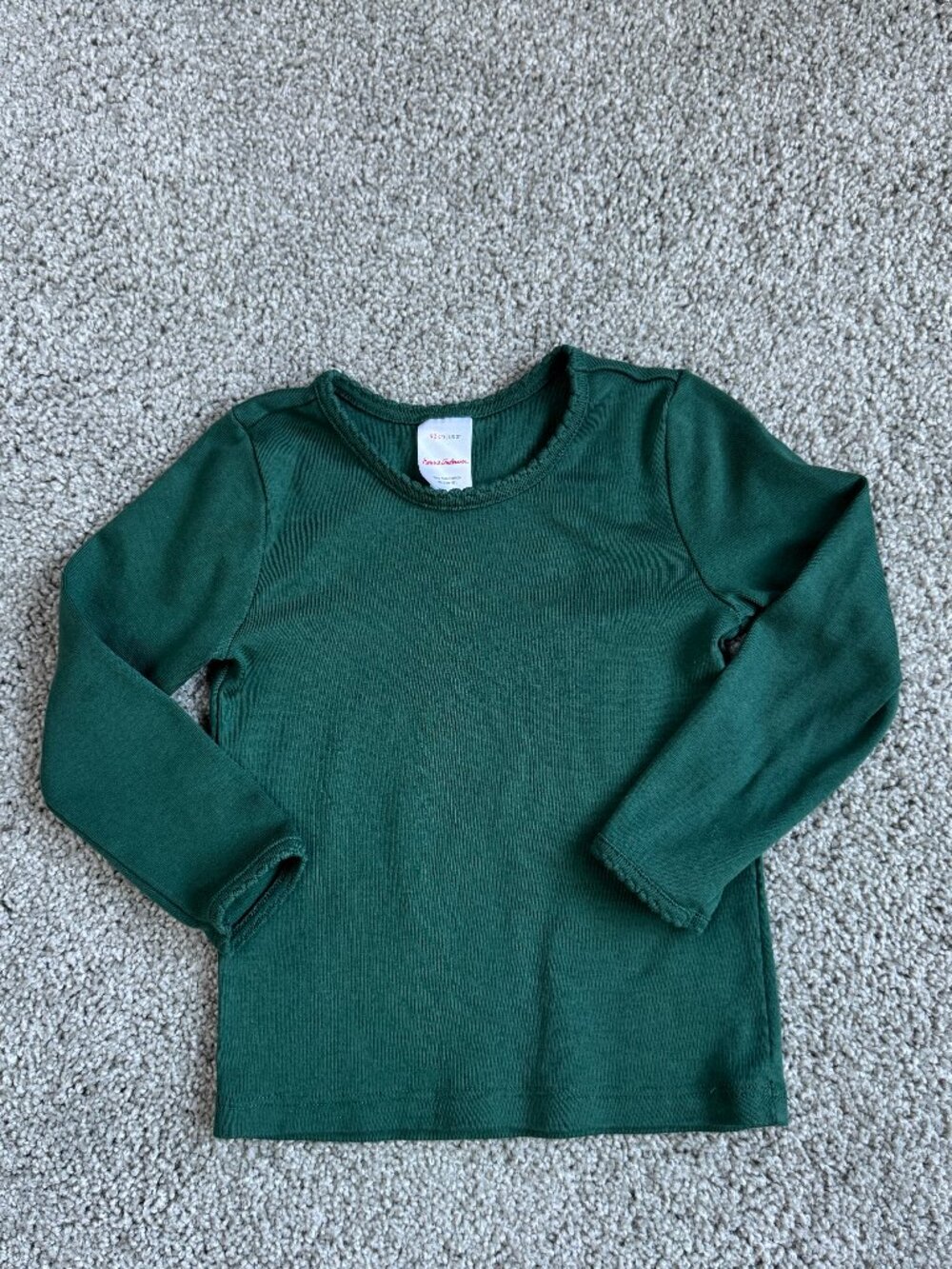 HANNA ANDERSSON Long sleeve top, Size 3T, Green